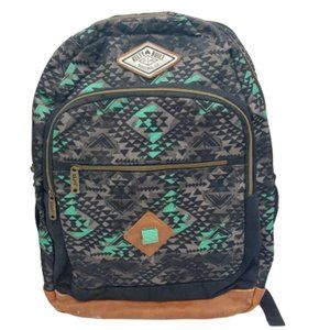 Kelty Built Boulder Co. Backpack Western Aztec Vinyl Bottom Padded Laptop Pocket